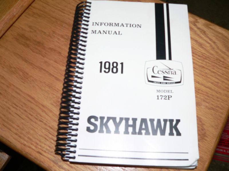 1981 cessna 172p skyhawk information manual