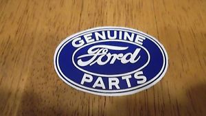 Ford genuine parts oval decal