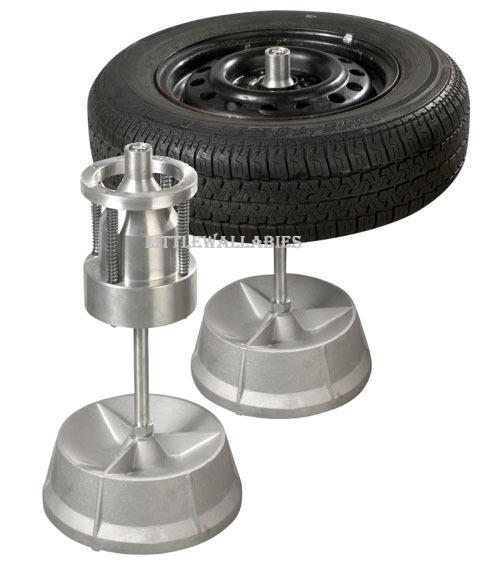 Heavy duty portable hubs wheel balancer w/ bubble level hd rim tires cars trucks