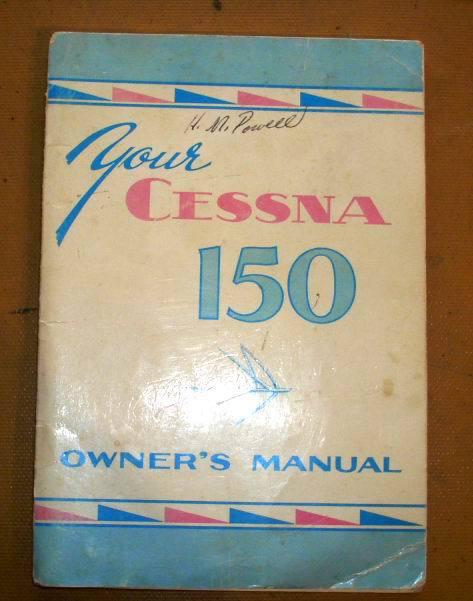 1959 and 1960 cessna 150 owner's manual