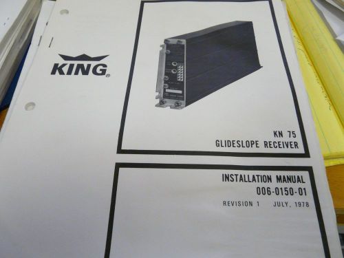 Bendix king kn-75 universal glideslope receiver part # 006-0150-01