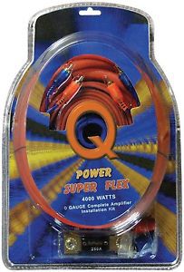 0 gauge amp kit super flex qpower 0gampkitsflex wire