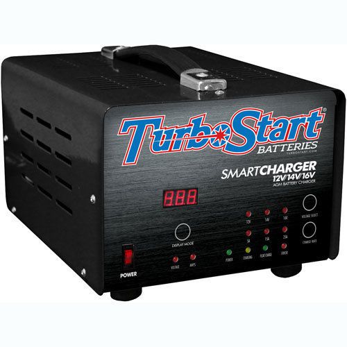 Turbo start chg25a 110v multi-stage 12v/14v/16v charger
