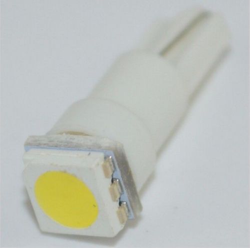 50x ultra white t5 70 wedge 1-smd led gauge cluster lights instrument panel bulb