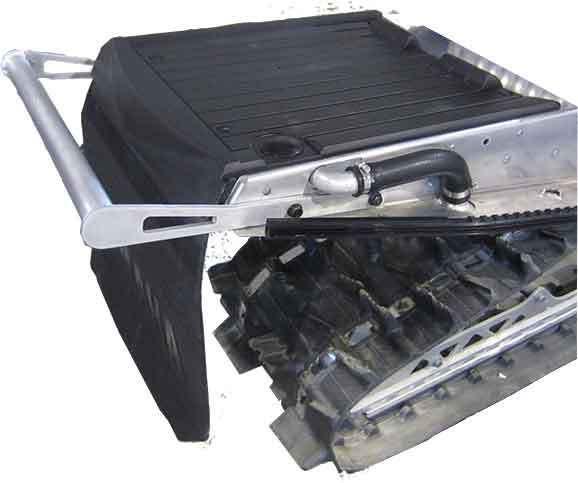  2004-2007 yamaha apex rear bumper raw aluminum