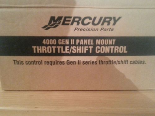 Mercury shift/throttle control