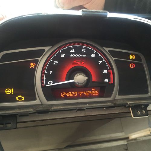 2007 honda civic si gauge cluster speedometer