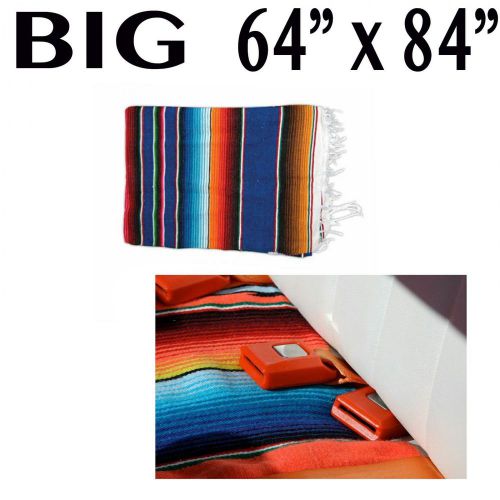 Mexican blanket vintage hot rod interior bench seat cover car parts