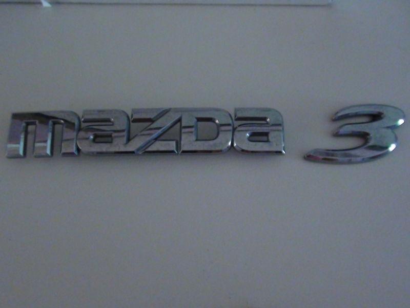 Mazda 3 emblems 5 3/4" and 2"