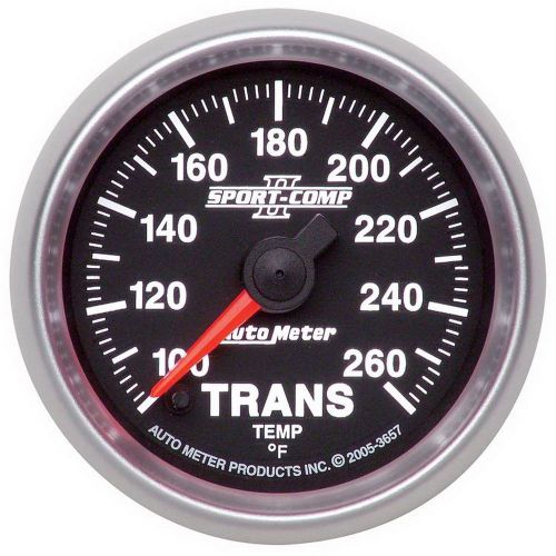 Auto meter 3657 sport-comp ii; electric transmission temperature gauge