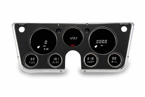 Chevy truck digital dash panel for 67-72 gauges gmc intellitronix white leds!