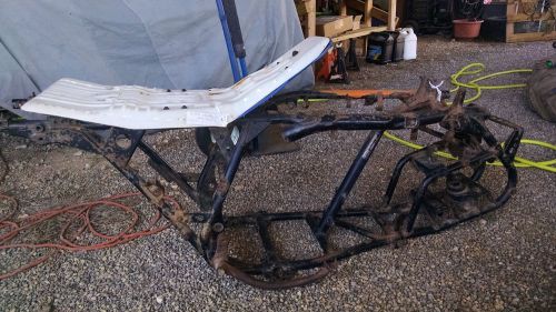 1986 honda  trx 200sx fourtrax complete frame and seat pan