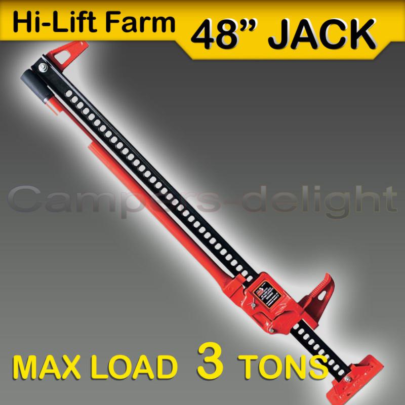 3000kg  high lift  farm jack off road 4wd 4x4 3 tonne 48" ..
