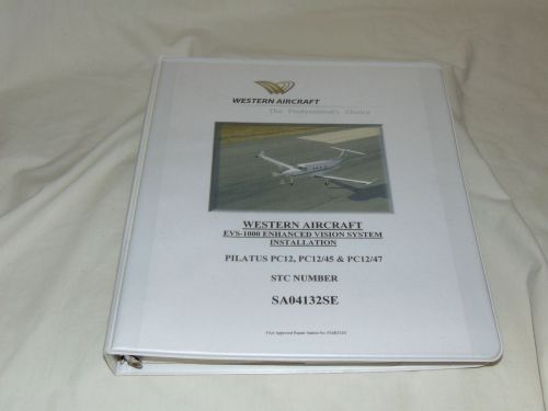 Western aircraft evs-1000 enhanced vision system installation manual.. sa04132se