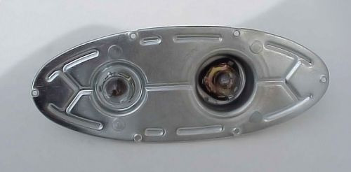 1954 chevrolet car metal backing plate with bulbs &amp; socket 1 pc