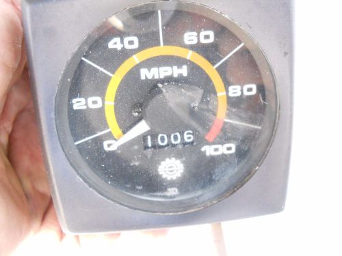 1979 skidoo 444 l/c everest snowmobile: mechanical speedometer 1006 miles