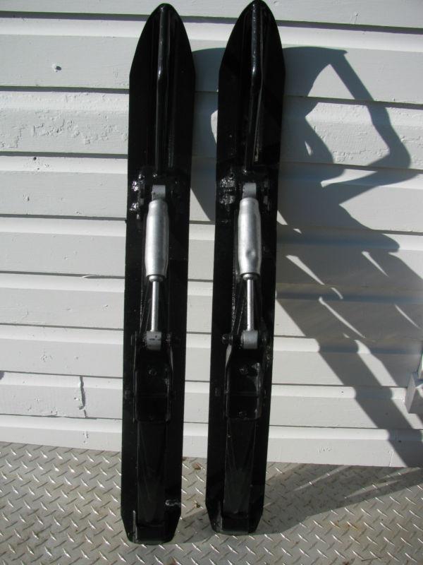 1970-1973 ? ski doo tnt 294,340,440 front skis complete set with shocks & leafs
