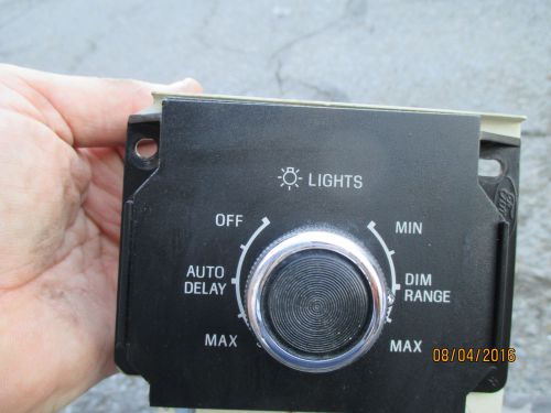 1985-1989 lincoln town car, auto delay, dim range headlight switch