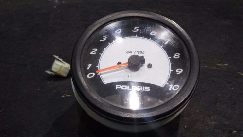 2005 polaris 550 fan tachometer white edge chassis snowmobile sled tach 6 pulse