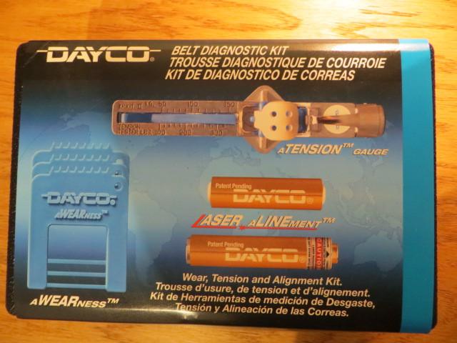 Dayco belt diagnostic kit-wear tension lazer belt pulley alignment kit