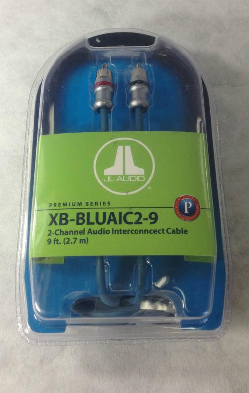 Jl audio xb-bluaic2-9 2 channel twisted-pair audio interconnect cable 9ft/2.7m