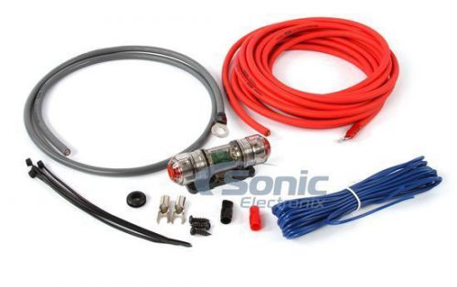 Truconnex tc4kit-8 8 gauge awg cca amplifier wiring kit for systems up to 275w