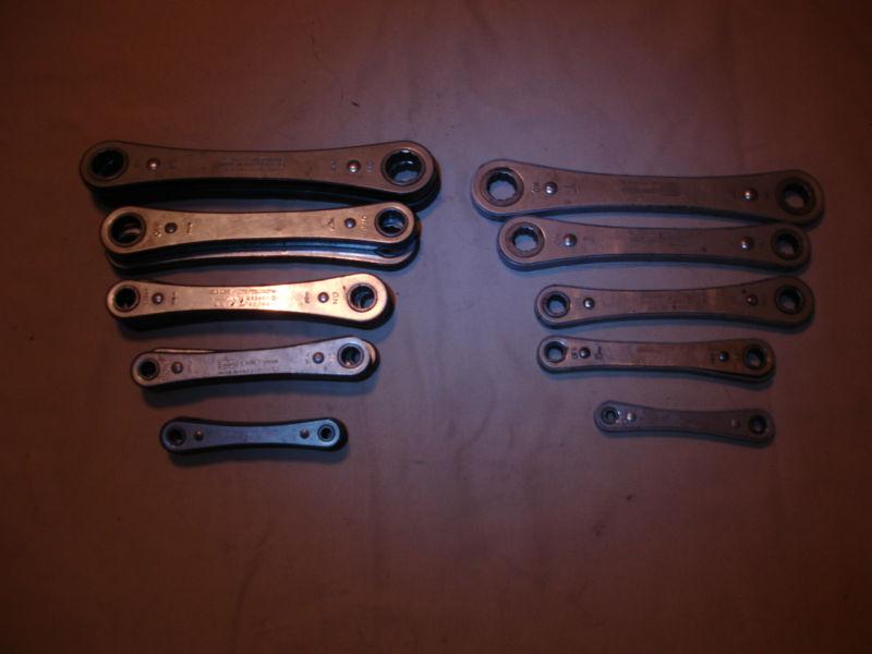 Vintage craftsman ratchet wrenches sae & metric
