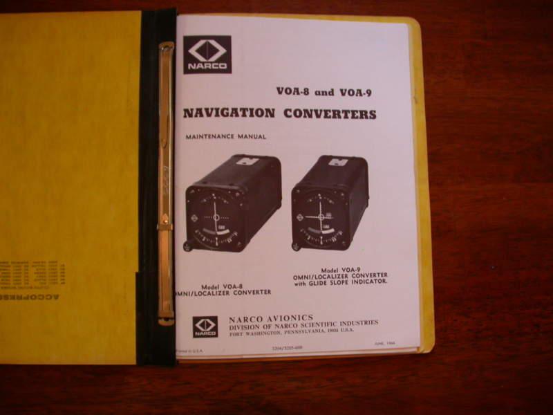 Narco voa-8 and voa-9  service manual lowest price on ebay free shipping