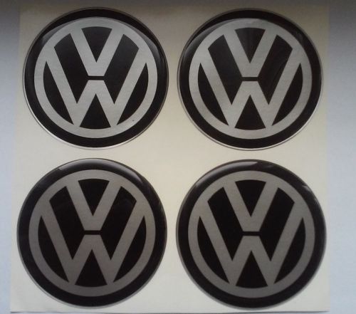 Volkswagen vw emblem diameter 60 mm sticker logo badge wheel center silicone 4