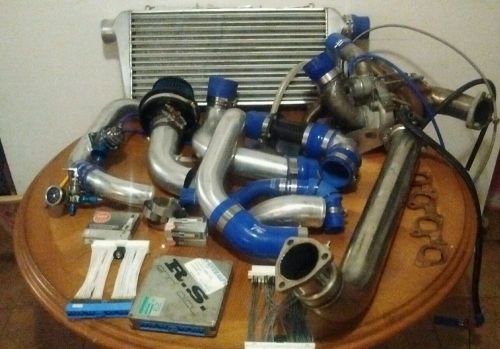 Turbo kit for nissan 240sx ka24de came off a running s13 + excessive manifold