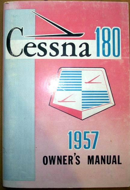 1957 cessna 180 owner's manual