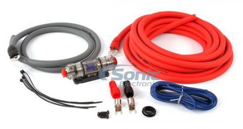 Truconnex tc4kit-4b 4 gauge awg cca amplifier wiring kit for systems up to 650w