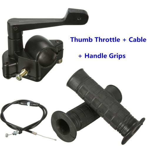 Thumb throttle+cable+handle grips for atv 50 90cc 110cc 125cc 150cc 200cc 250cc