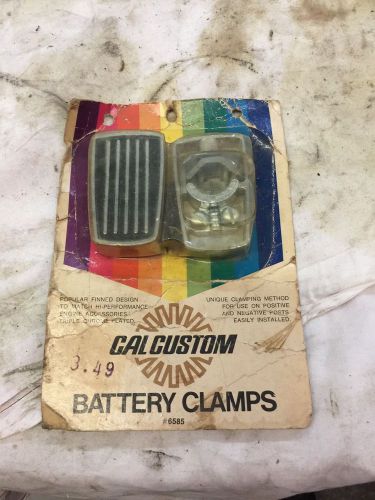 Cal custom battery clamps hot rod rat rod gasser
